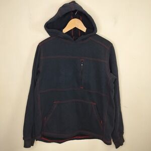 Lakeland Hoodie Sewatshirt Fleece Lined Heavy Contrast Stich 90s USA